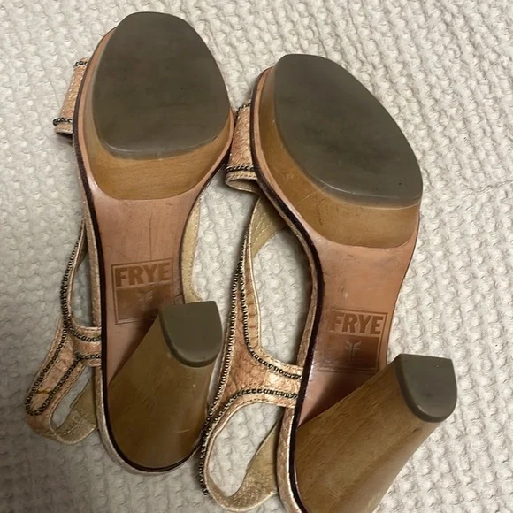 FRYE GERRY METAL BEADS SLINGBACK HEEL - Picture 7 of 7